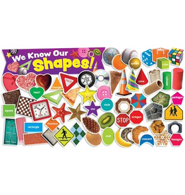 MINI BULLETIN BOARD SET WE KNOW OUR SHAPES