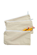 CANVAS PENCIL CASES 12/BAG