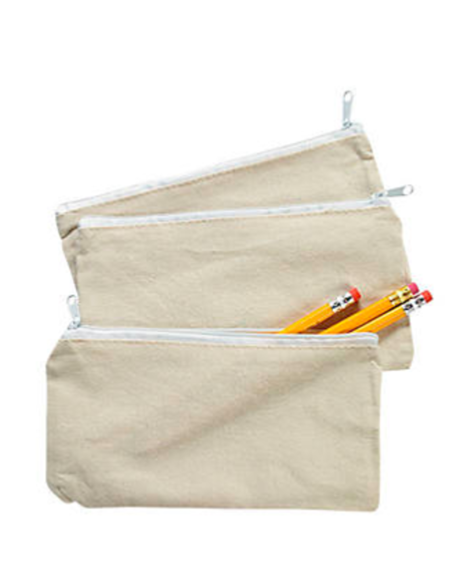 CANVAS PENCIL CASES 12/BAG
