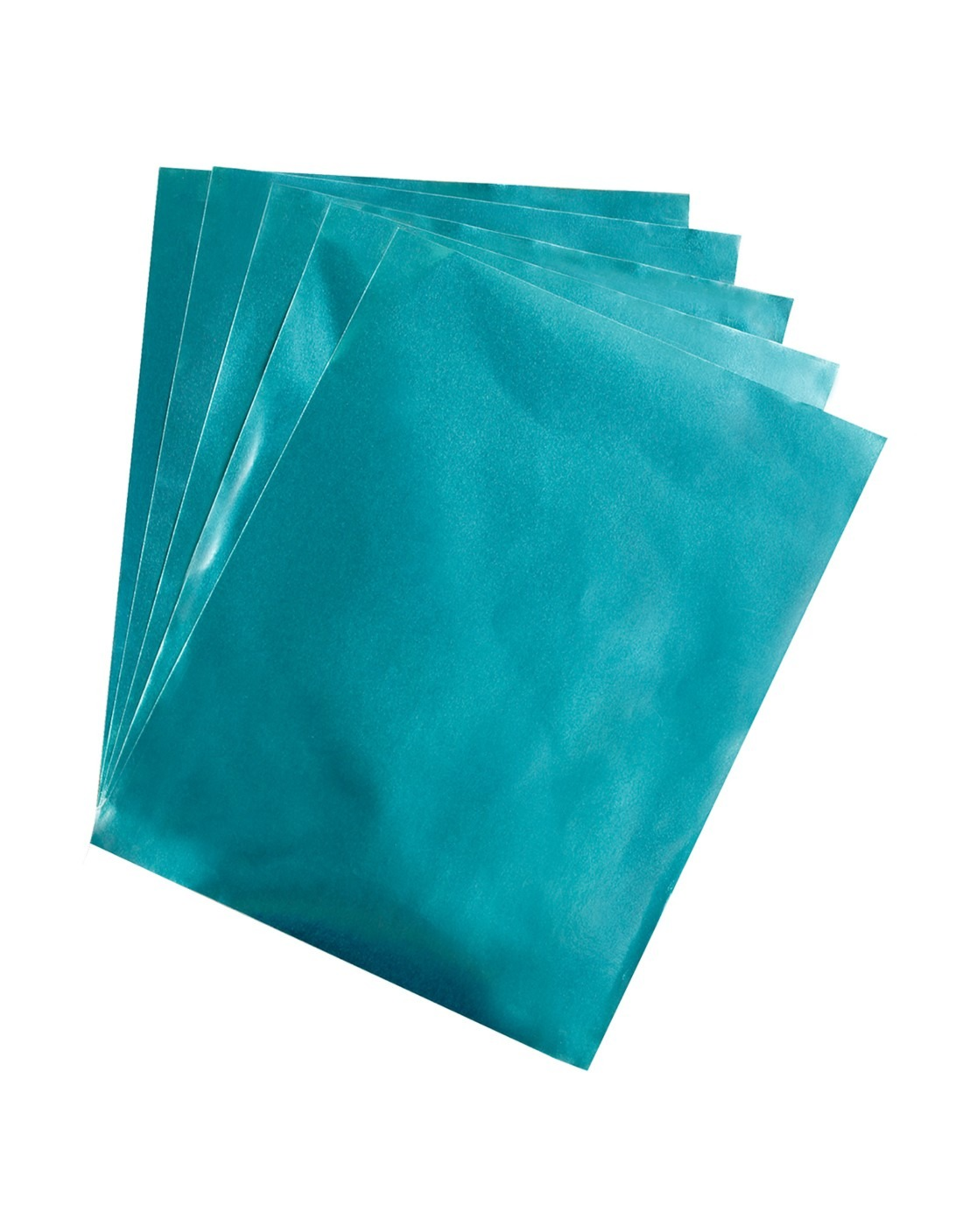 HYGLOSS METALLIC PAPER: 8.5"X11" LT BLUE 12 SHEETS