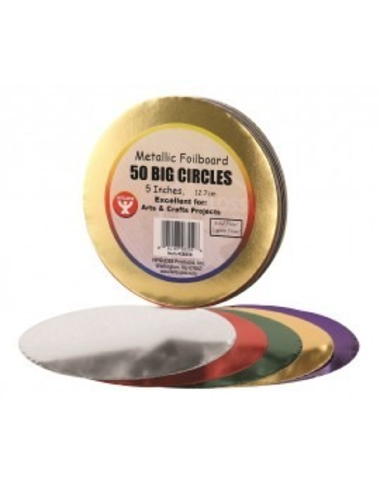 METALLIC  FOIL BOARD 50 BIG CIRCLES