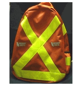 BACKPACK  large 2 pocket with  reflectors