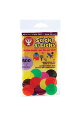STICK-A-LICKS - 1" CIRCLES 500 PACK
