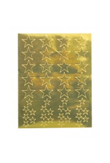 STICKER FORMS - GOLD STARS 20 sheets