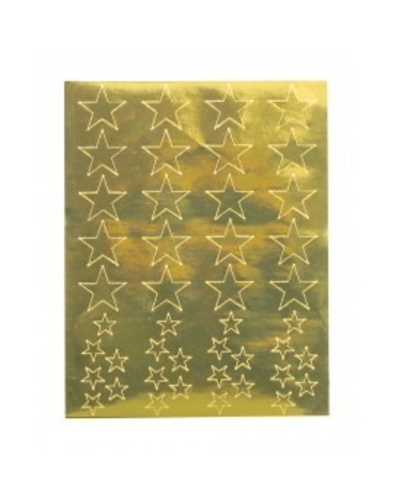 STICKER FORMS - GOLD STARS 20 sheets