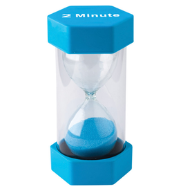 SAND TIMER: LARGE 2 MINUTE 3.25"X6.25"