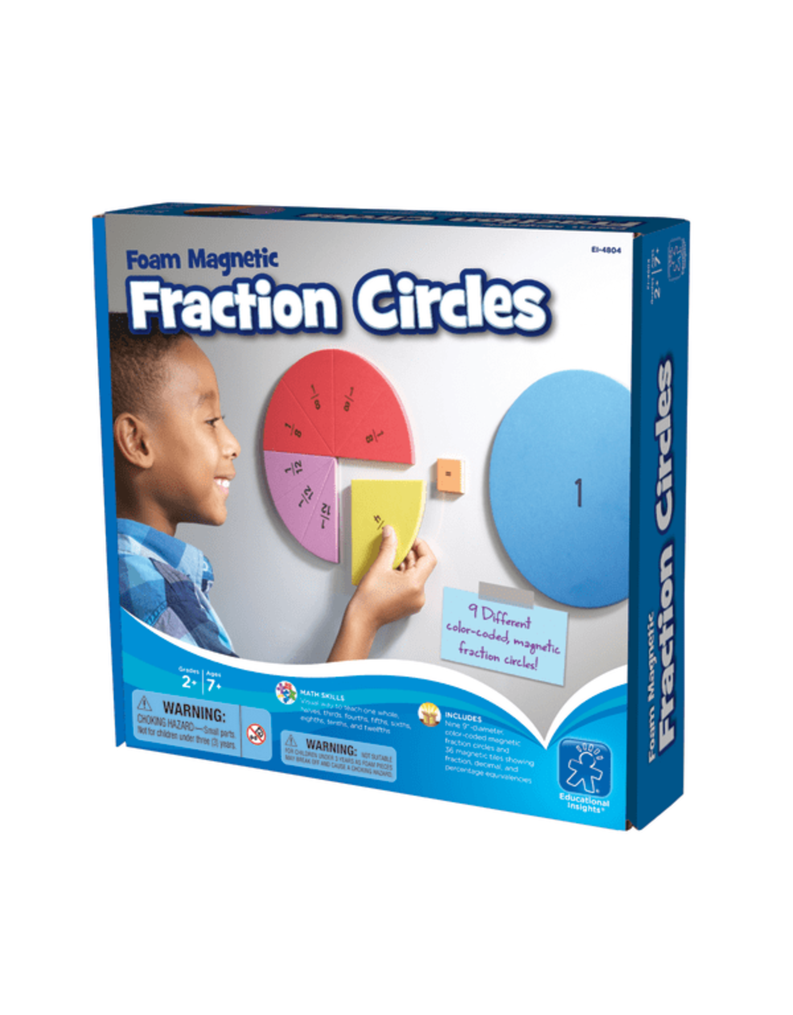 Educational Insights Foam Magnetic Fraction Circles