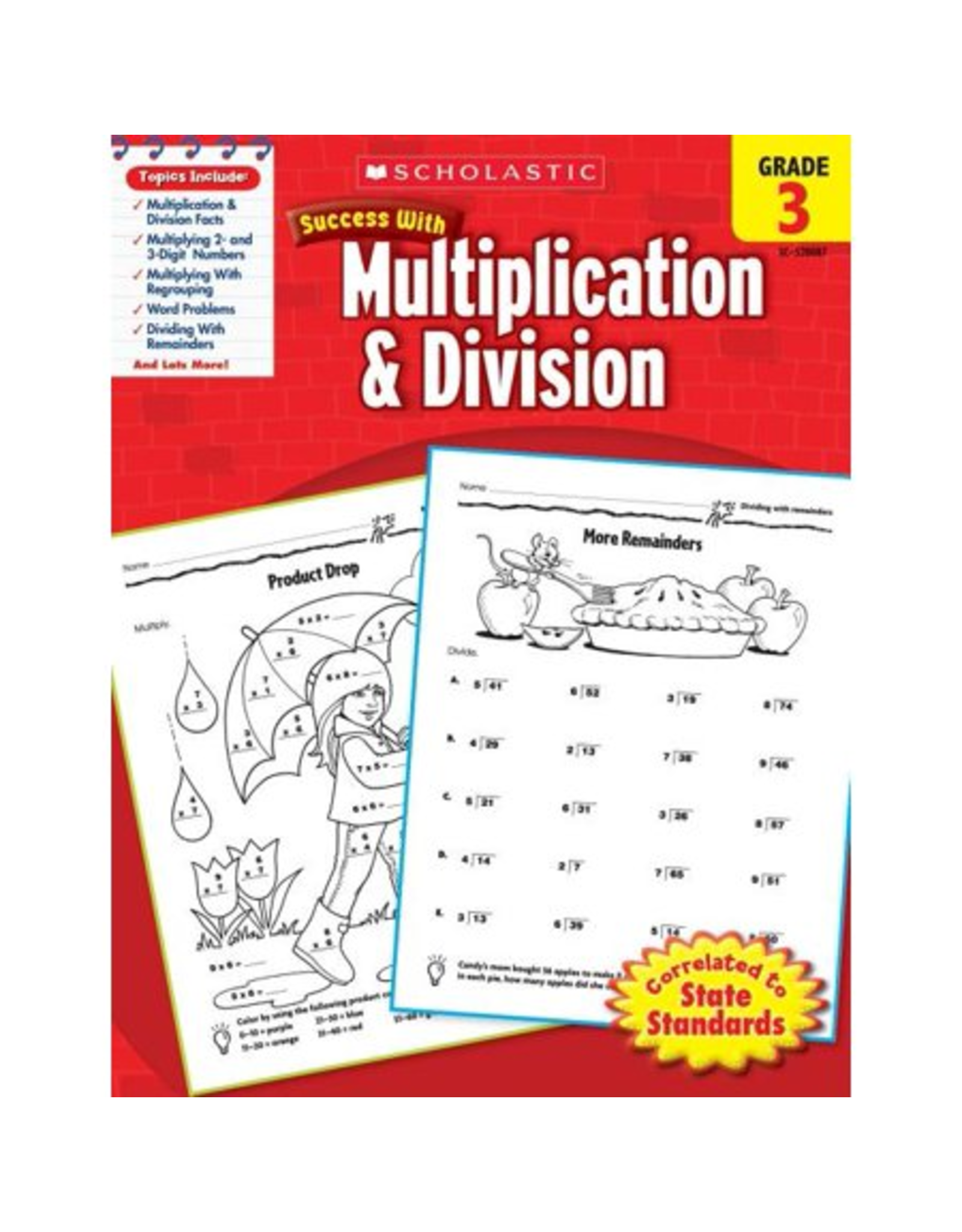 BOOK: SUCCESS WITH MULTIPLICATION AND DIVISION-GRADE 3