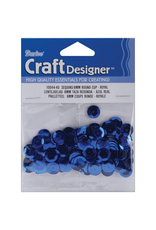 SEQUINS - 8MM - ROYAL BLUE 200pc