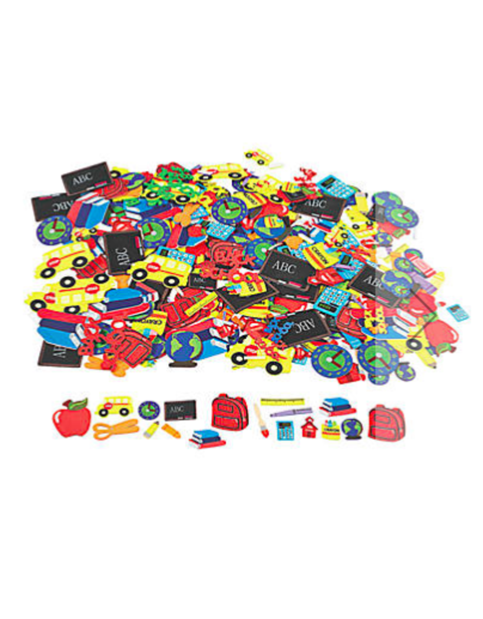 SELF-ADH FOAM: SCHOOL SHAPES - 500 PACK