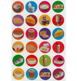 STICKERS: DAIRY FOOD - 10 SHEETS