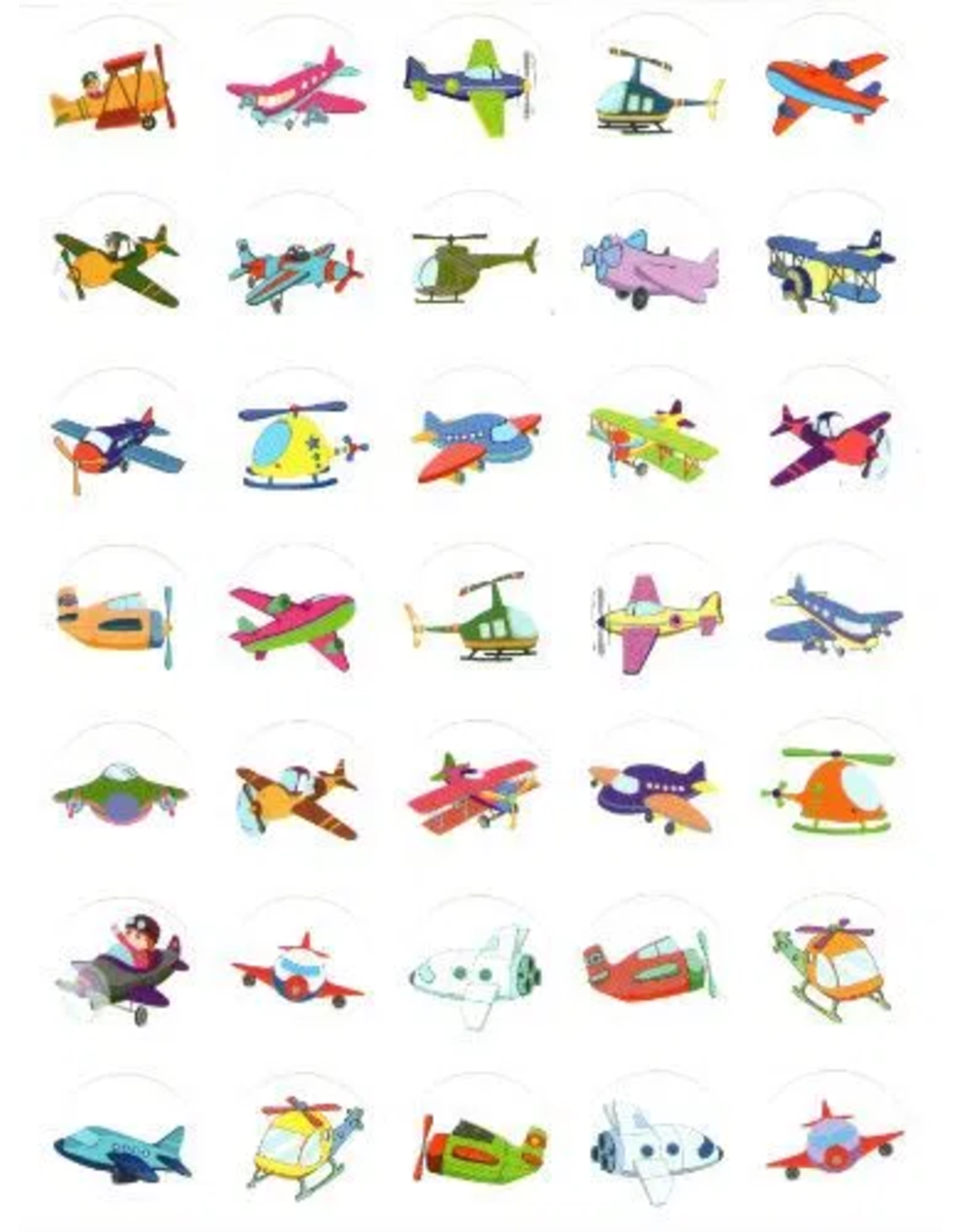 STICKERS: AIRPLANES 10 SHEET