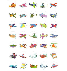 STICKERS: AIRPLANES 10 SHEET
