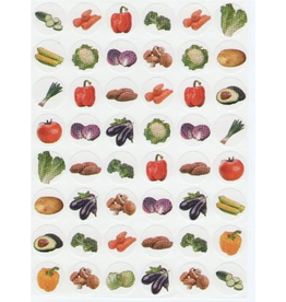 STICKERS: VEGETABLE ASSORTED 10 SHEETS
