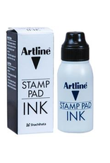 FELT STAMP PAD REFILL INK -  BLACK