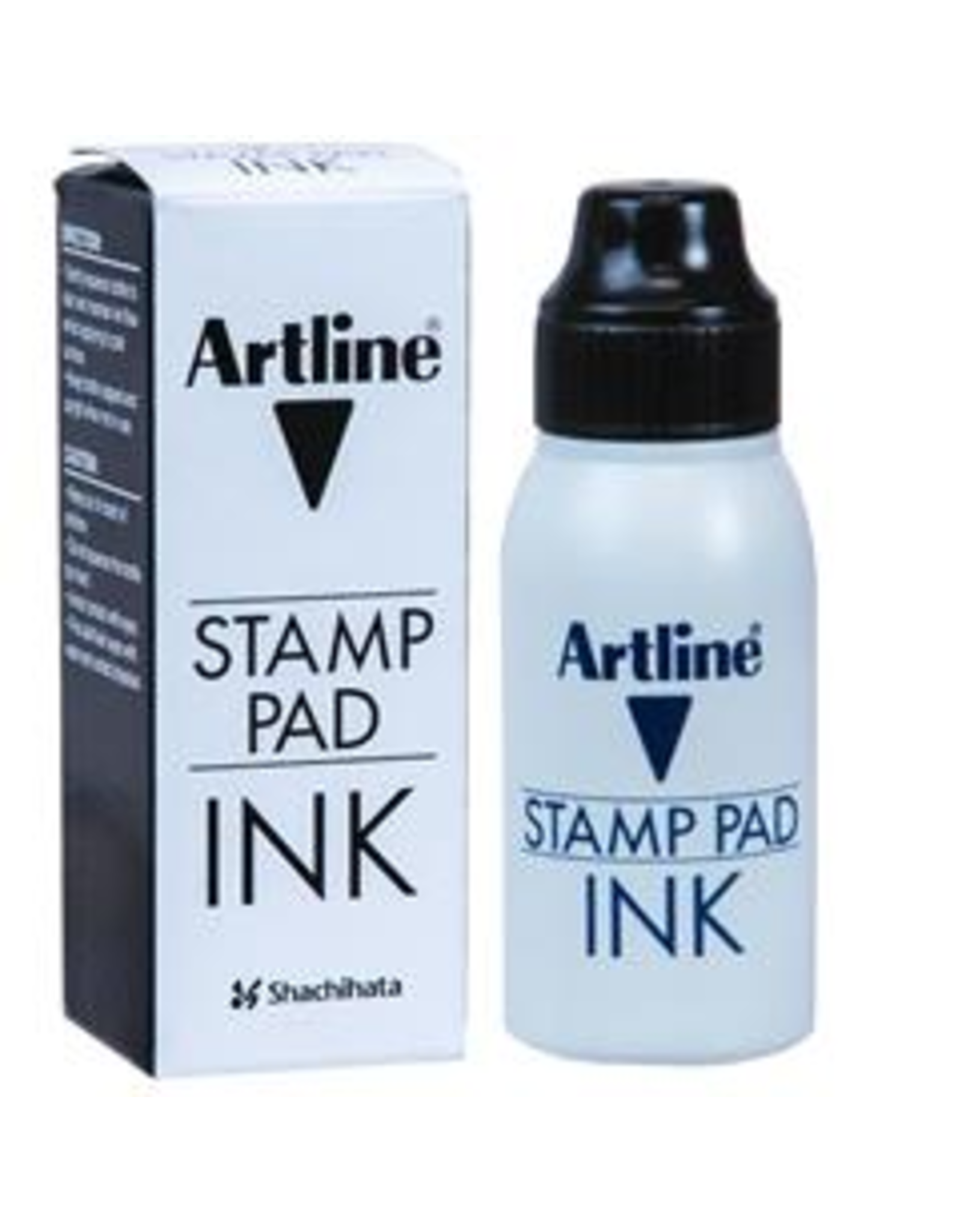FELT STAMP PAD REFILL INK -  BLACK