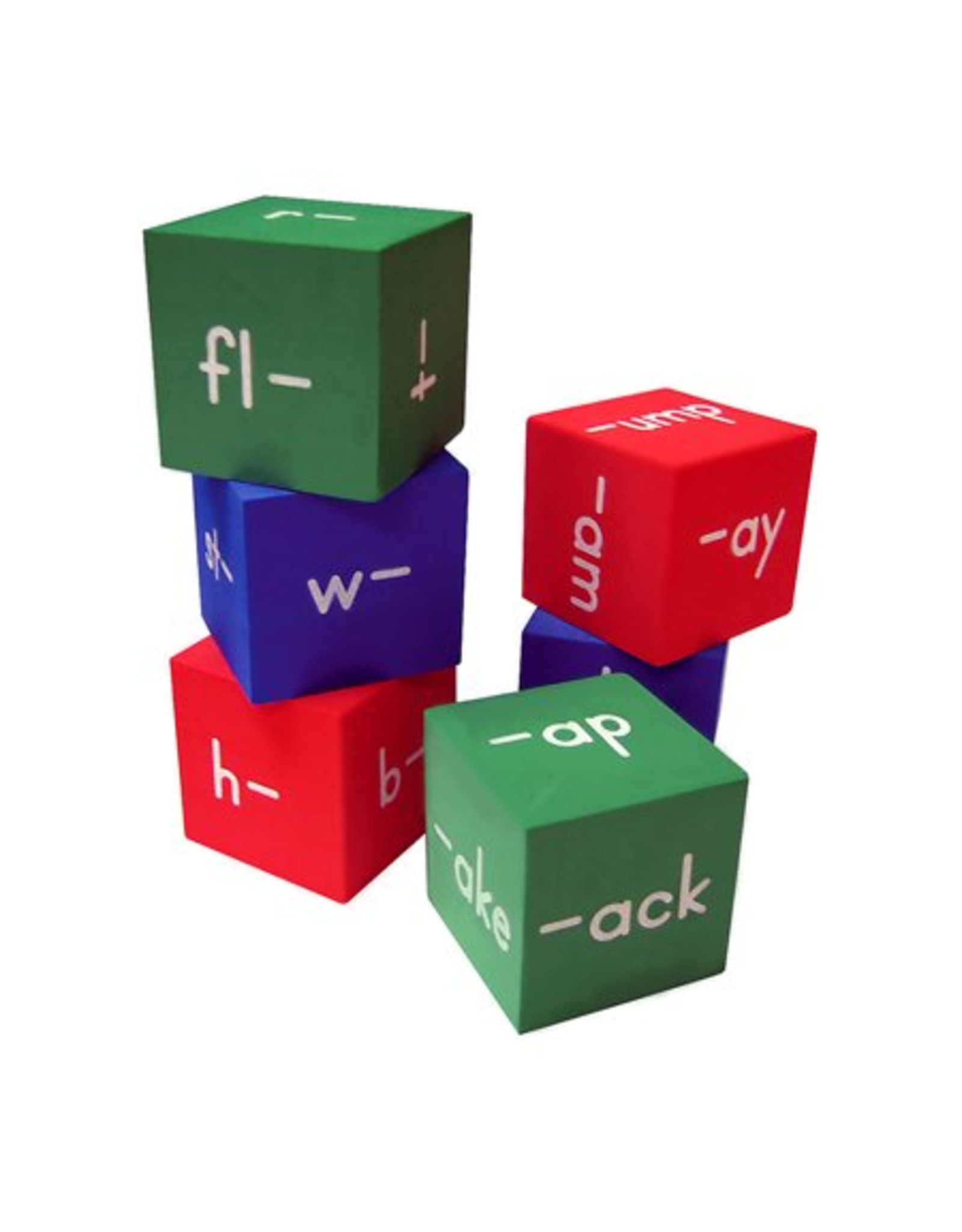 FOAM WORD FAMILY CUBES