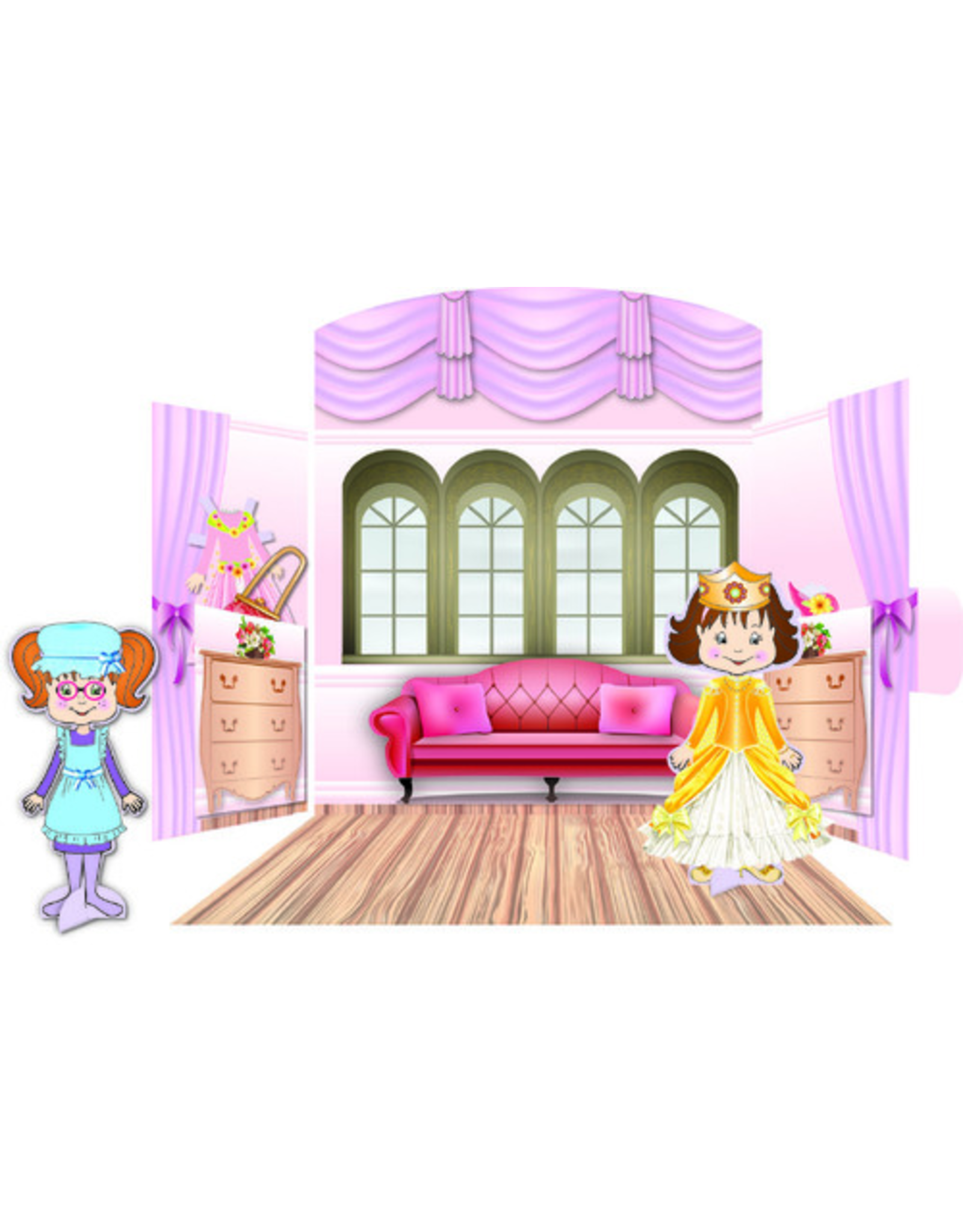 RINA AND DINA DRESS UP FUN