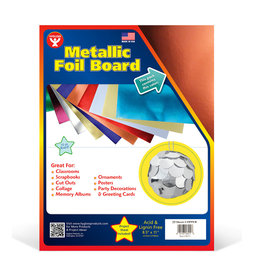 METALLIC FOIL BOARD: 8½x11, COPPER -25PK