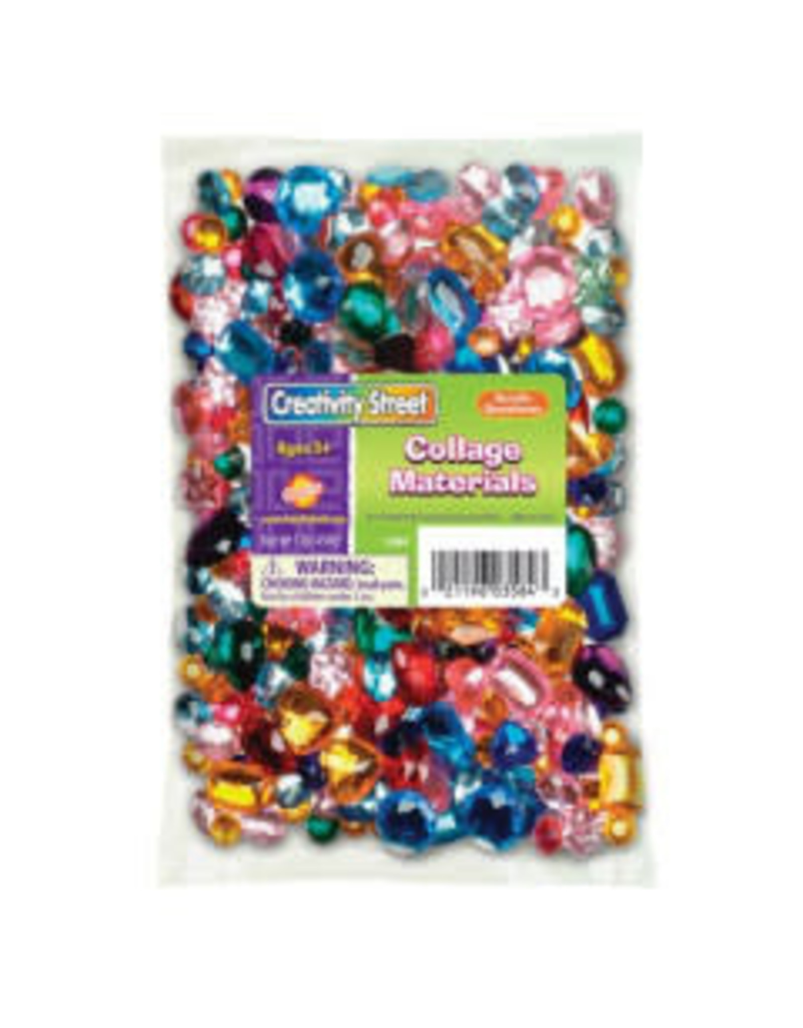 ACRYLIC GEMSTONES ASSORTED COLORS &  SIZE 1LB