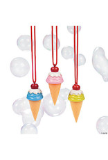 BUBBLE ICE CREAM CONE NECKLACE 12 PACK
