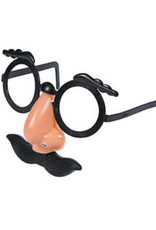 DISGUISE SET: NOSE EYEBROWS MUSTACHE 48 PACK