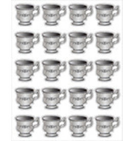STICKER: SILVER WASHING CUP 120PC