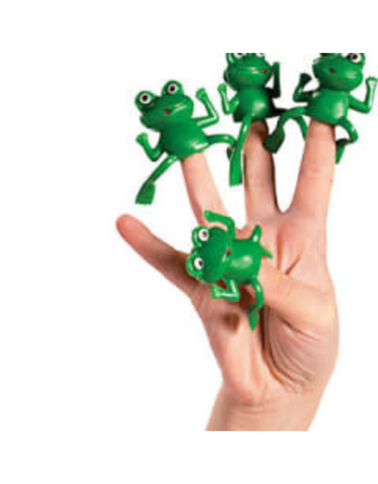 FROGS: VINYL FINGER PUPPETS - 72 PACK