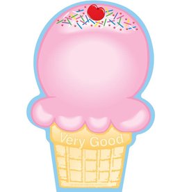NOTEPAD : ICE CREAM 5"X7" 50 SHEETS