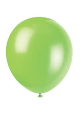 Unique BALLOONS: 9" LIME GREEN 20 PACK