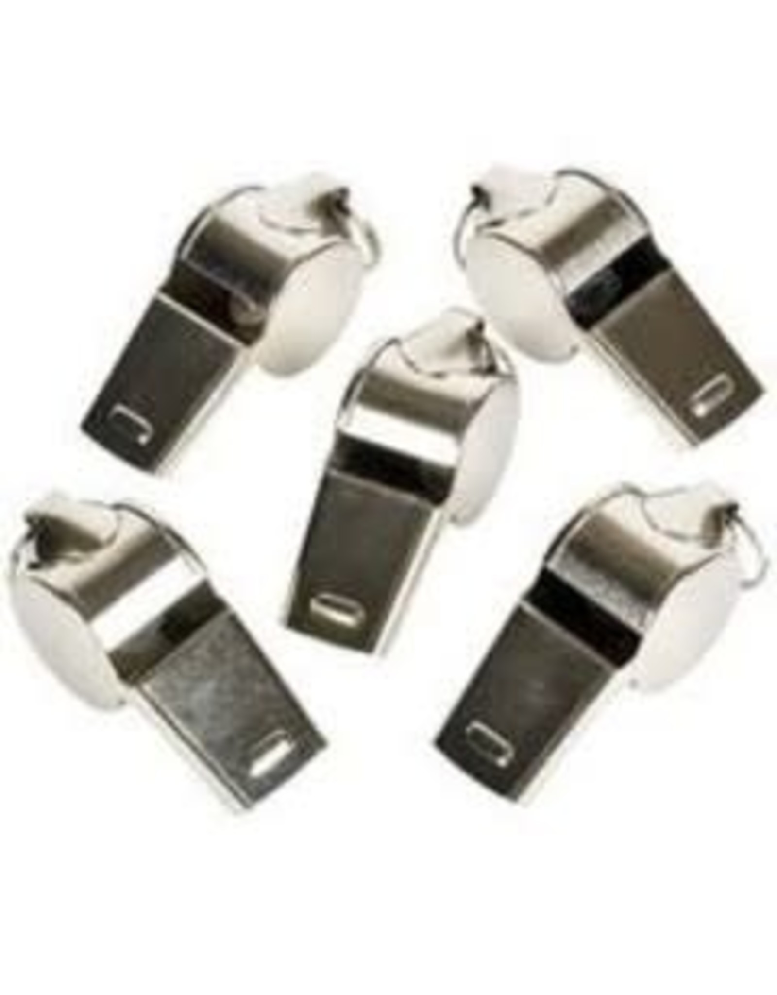 WHISTLE - METAL W/ KEY RING 12pcs