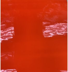 ORANGE GLOSSY FLUORESCENT ADHESIVE PAPER 12x12