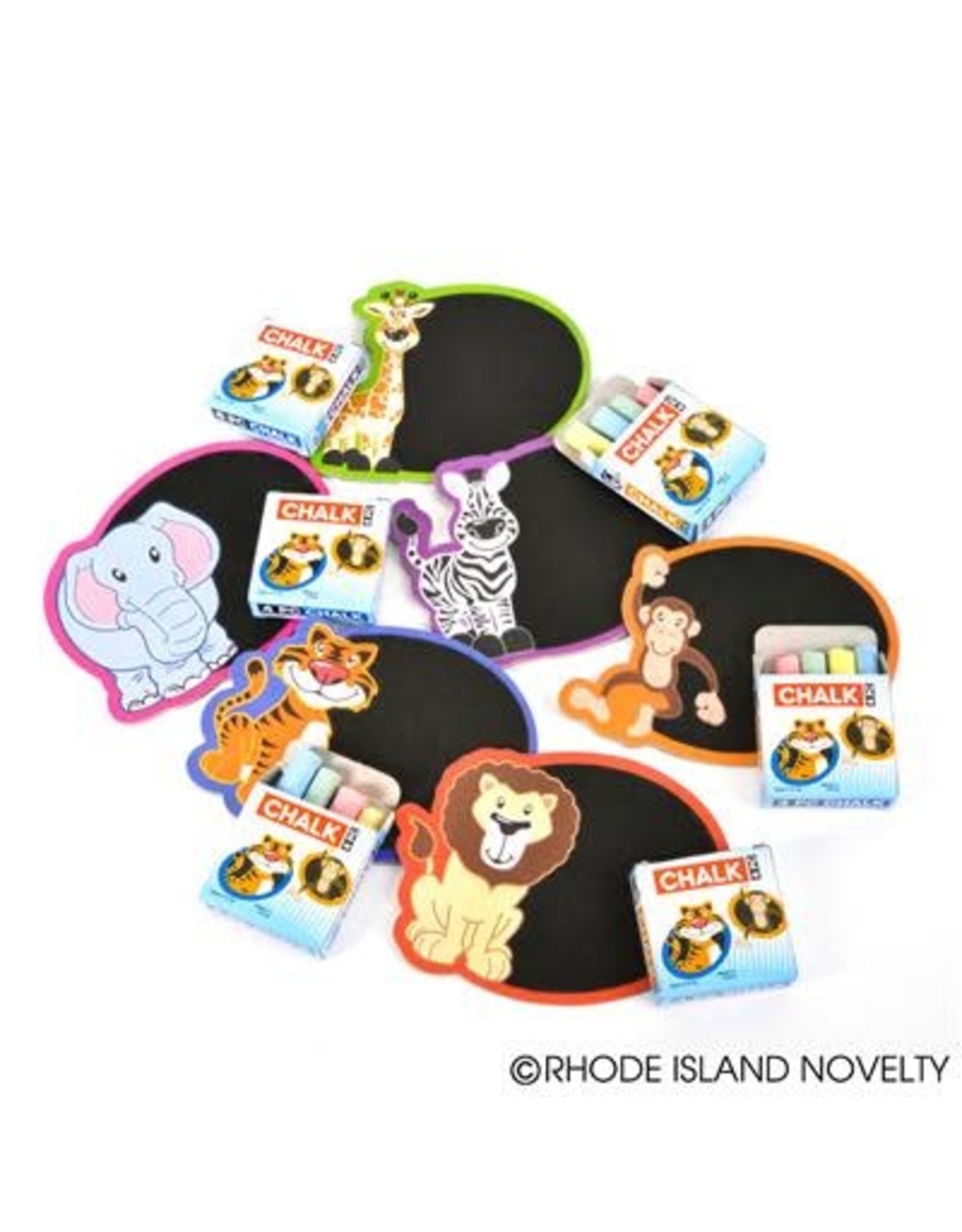 CHALKBOARD SET - ZOO ANIMAL 12SETS
