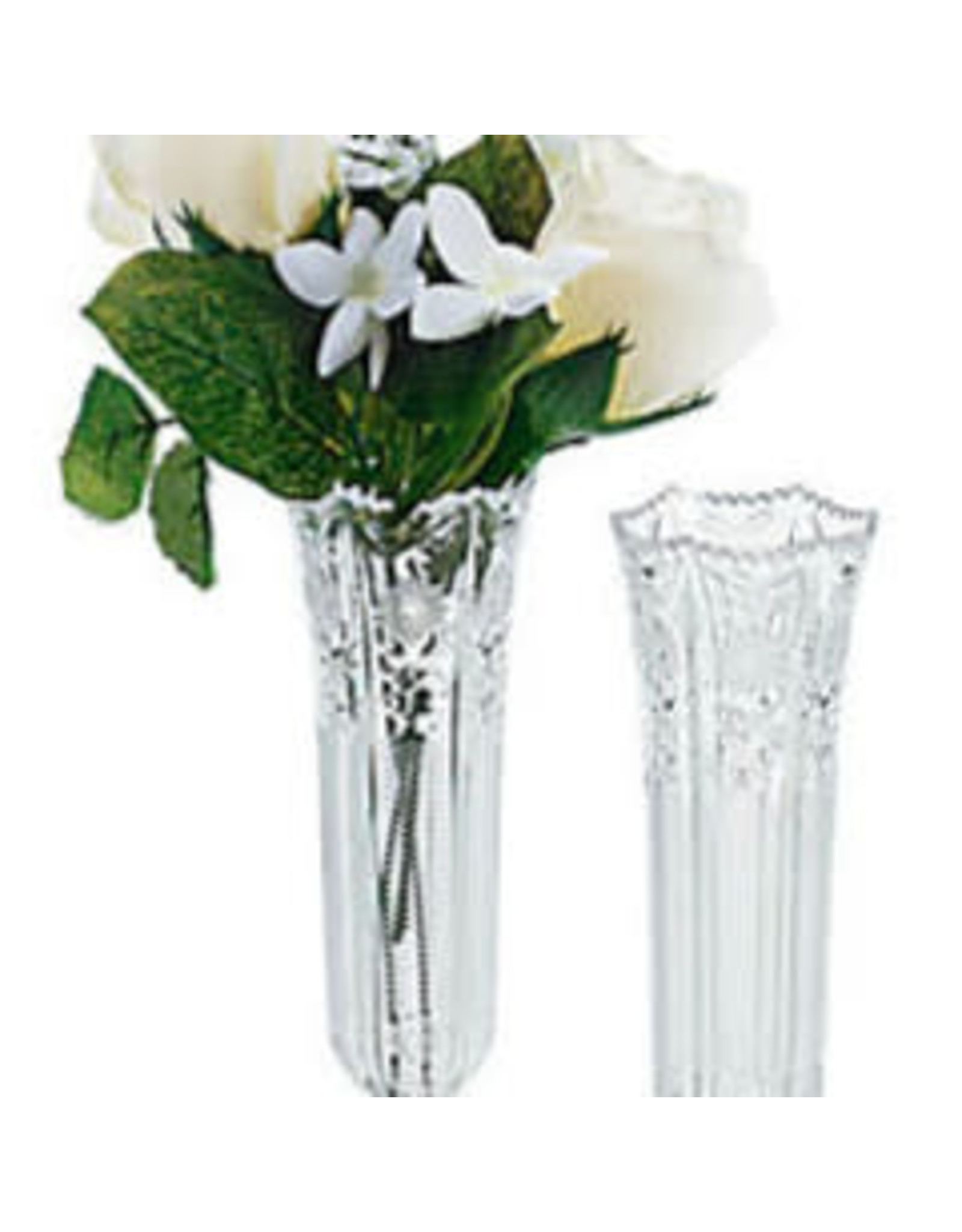 6''  PLASTIC VASE  12PCS