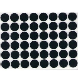 COLOR CODING STICKER : 3/4", BLACK - 32 SHEETS