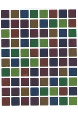 COLOR CODING STICKER: 1/2" SQUARE FOIL ASSORTED COLORS 10 SHEETS