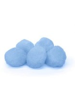 POM POMS:  1"  LIGHT BLUE 100 PACK