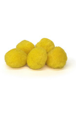 POM POMS: 1" YELLOW 100 PACK