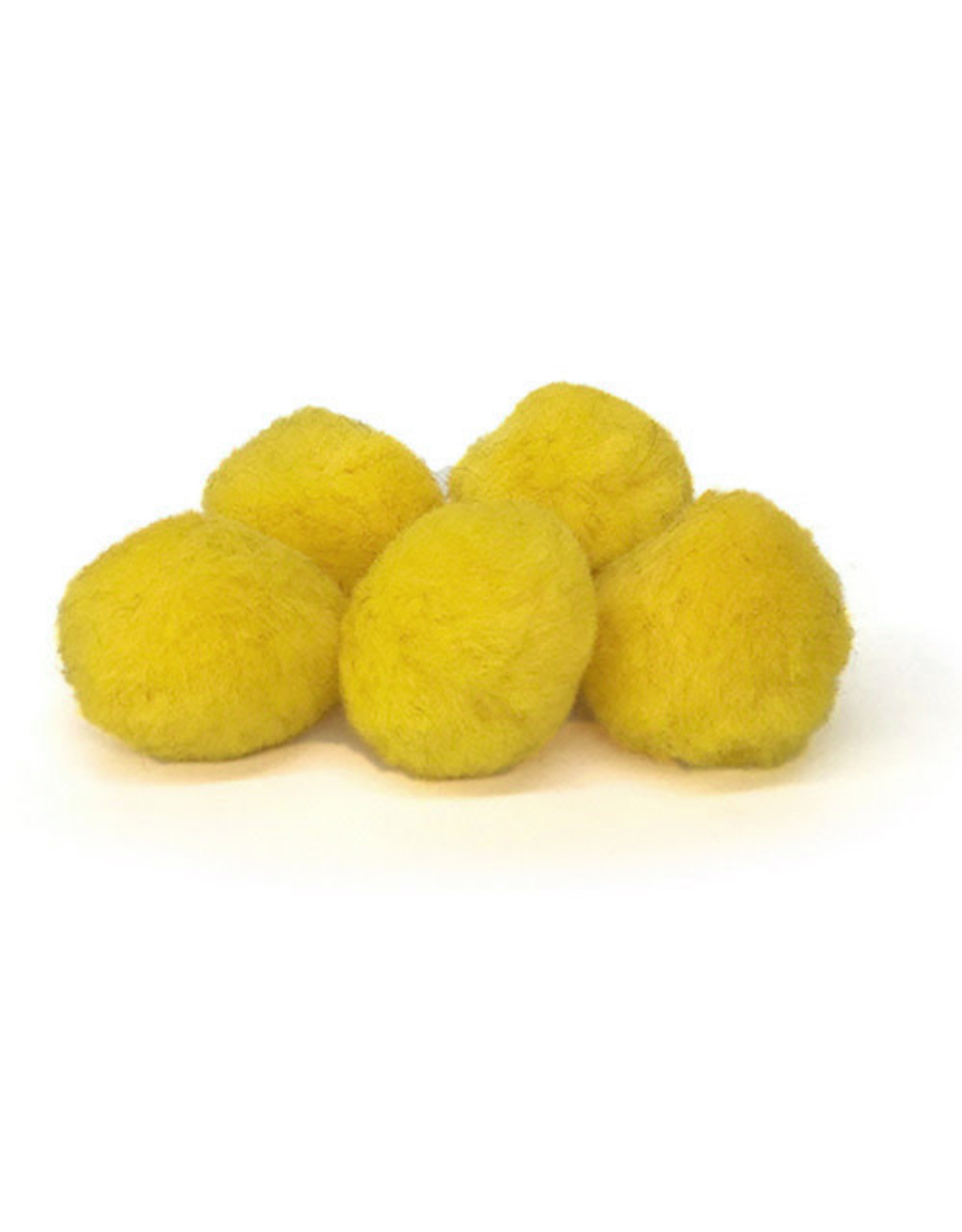 POM POMS: 1" YELLOW 100 PACK