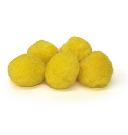 POM POMS: 1" YELLOW 100 PACK