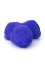 POM POMS: 2" ROYAL BLUE  25 PACK