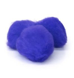 POM POMS: 2" ROYAL BLUE  25 PACK