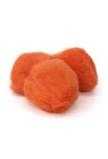POM POMS: 2" ORANGE 25 PACK