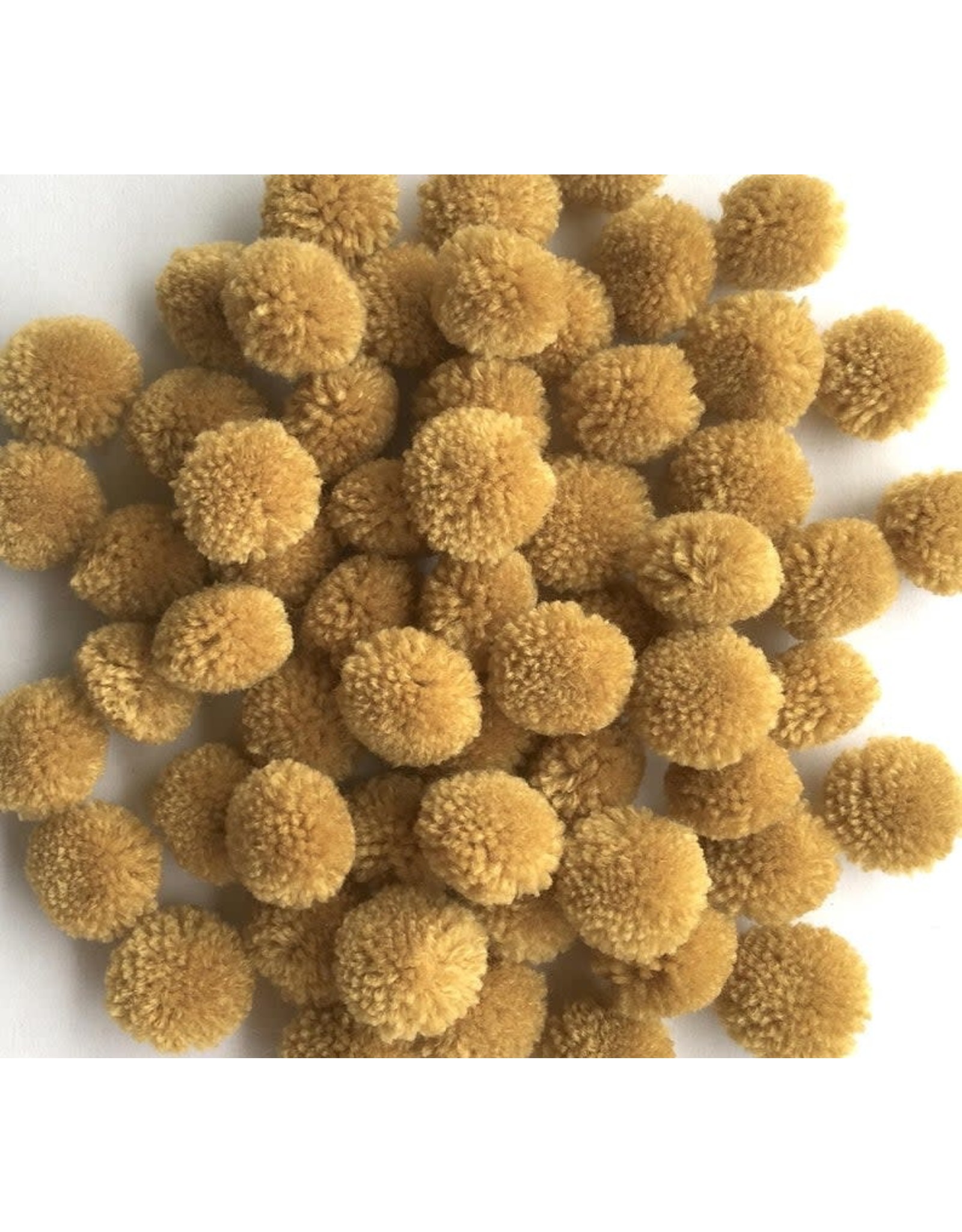 POM POMS: 1" GOLD 100 PACK
