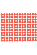 COLOR CODING STICKER : 1/4" ORANGE 32 SHEETS