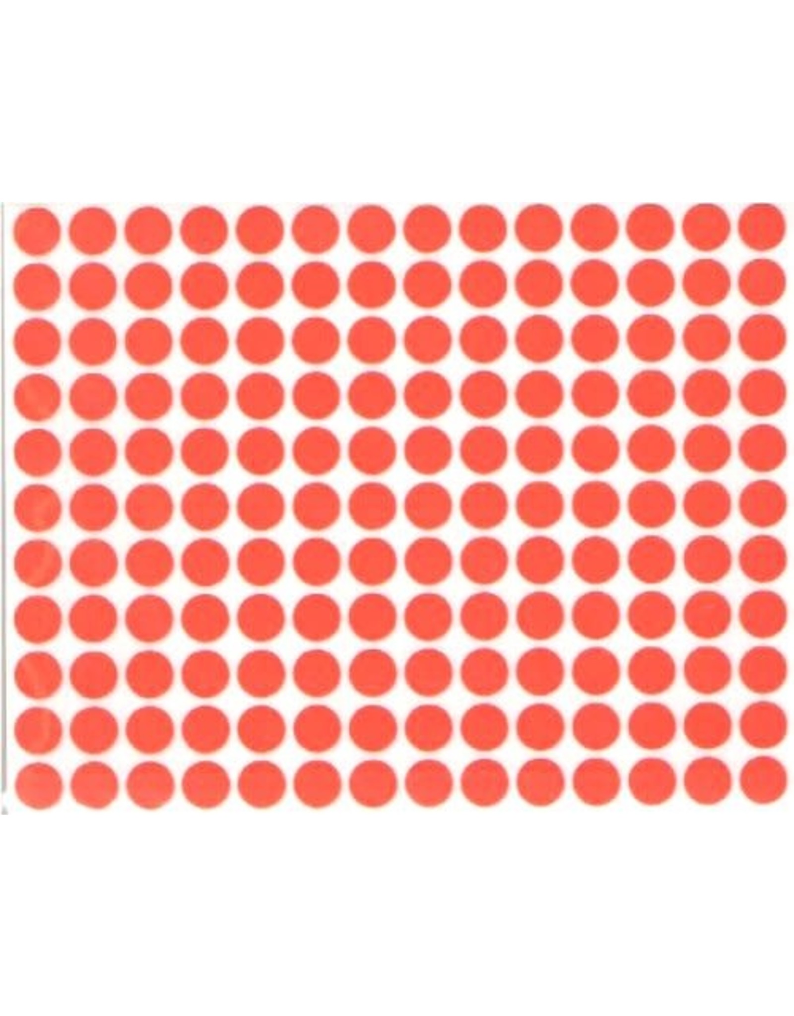 COLOR CODING STICKER : 1/4" ORANGE 32 SHEETS