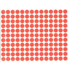 COLOR CODING STICKER : 1/4" ORANGE 32 SHEETS