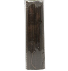 PIPE CLEANERS: 4MM X 12" -  BROWN 100 PACK