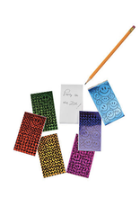 NOTEPAD SMILE FACE METALLIC - 72 PACK