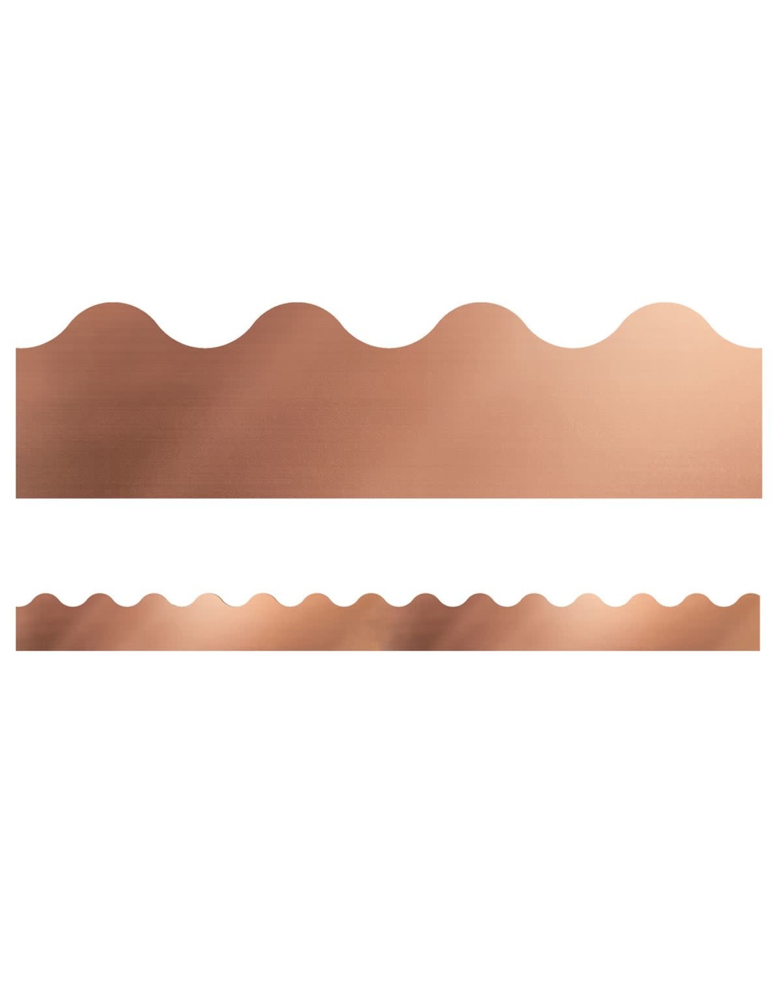 SCALLOPED BORDER 2¼" METALLIC ROSE GOLD